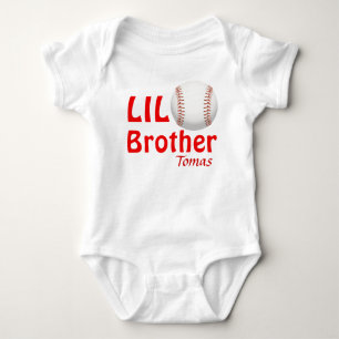 Little Lil Big Brother/Cousin/Sister Baseball Baby Bodysuit