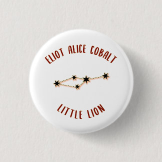 Little Lion 1 Inch Round Button