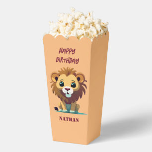 Little Lion personalized Birthday Favor Box