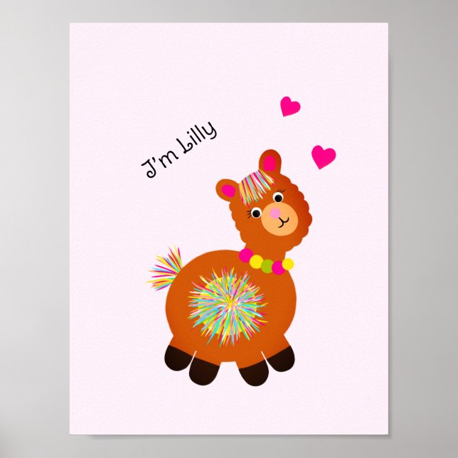 Little Llama Poster (Front)