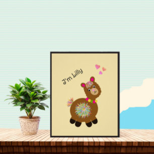 Little Llama Poster