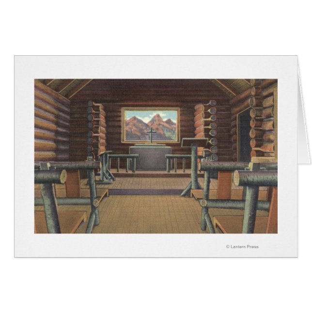 Little Log Church à Snake River View (Devant horizontal)