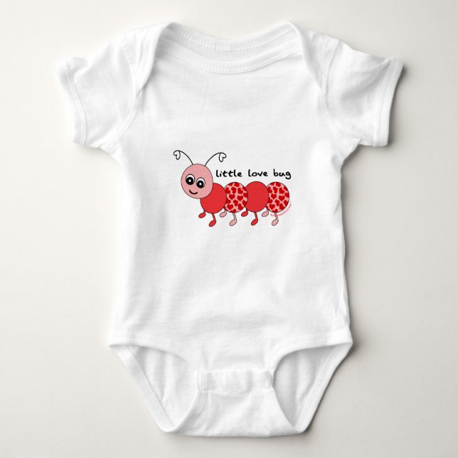 Little Love Bug Baby Bodysuit (Front)