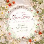 Little Love Bug Baby Shower Paper Plate<br><div class="desc">Little Love Bug Baby Shower Paper Plates . Matching items available.</div>