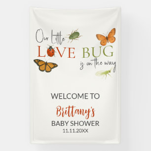Little Love Bug Baby Shower Welcome Banner