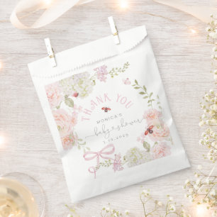 Little Love Bug Wildflower Baby Shower Thank you Favour Bag