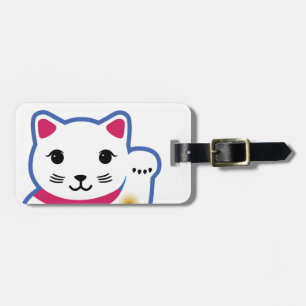 Little Lucky Cat, Maneki-neko ,招き猫 Luggage Tag