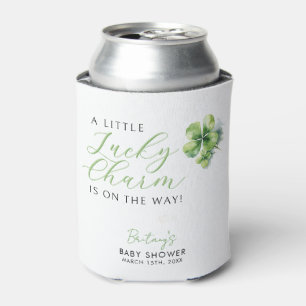 Little Lucky Charm is on the way Baby Shower Can Cooler