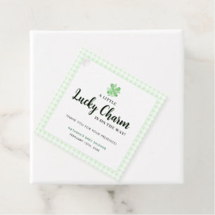 Little Lucky Charm   St Patrick's Day Baby Shower Favour Tags