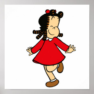 Little Lulu Happy Poster