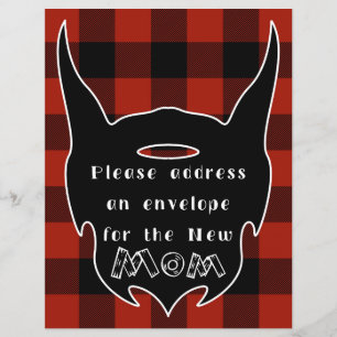 Little Lumberjack Address an Envelope