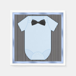 Little Man Baby Boy Shower Napkin