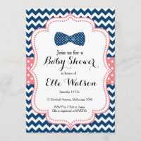Little Man Baby Shower Invitation