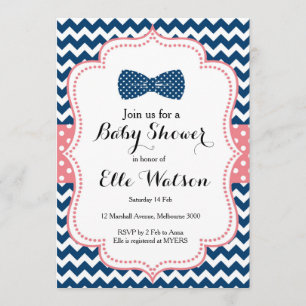 Little Man Baby Shower Invitation