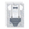 Little Man Baby Shower Invitation, Navy Blue, Grey
