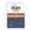 Little Man Baby Shower Navy Blue and Orange