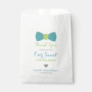 Little Man Bow Tie Favour Bag, Thank You Bag