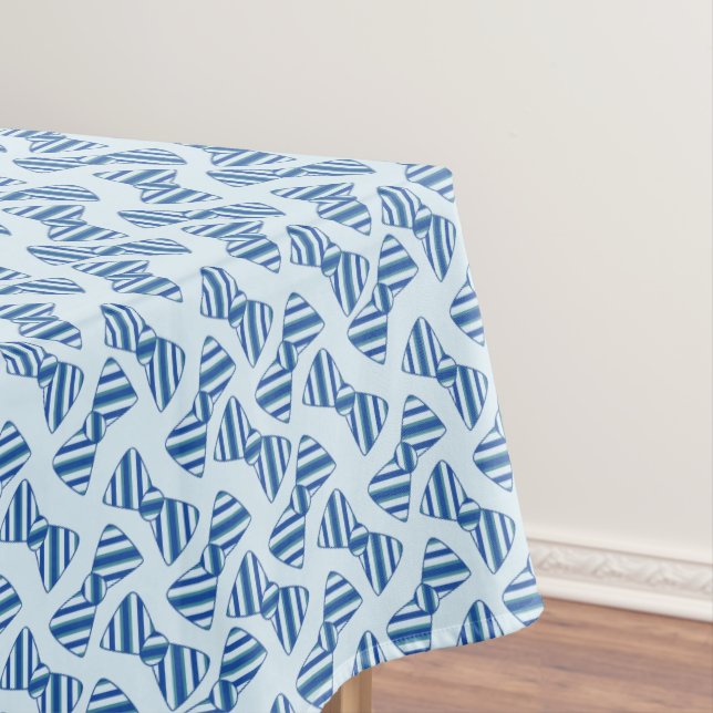 Little Man Boy's Kid Birthday Party Tablecloth (In Situ)