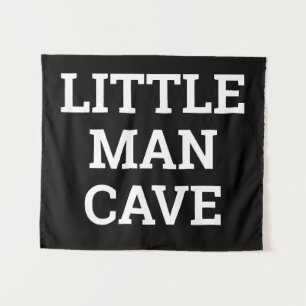 Little Man Cave Boy's Room Nursery Playroom Wall Tapestry