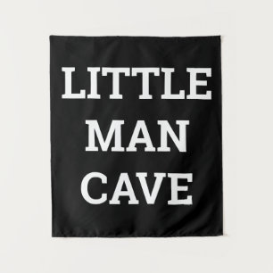 Little Man Cave Boy's Room Nursery Playroom Wall Tapestry