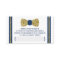 Little Man Diaper Raffle Ticket, Gold, Navy