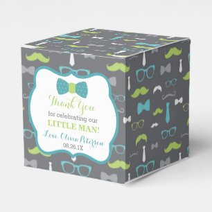 Little Man Favour Box, Baby Shower Favor Box
