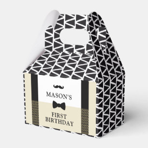 Little man favours box, boys first birthday favor box