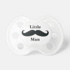 Little Man Moustache Baby Pacifier