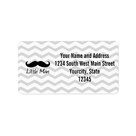 Little Man Moustache Chevron Cute Boys