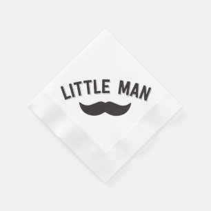Little Man Moustache Party Napkins