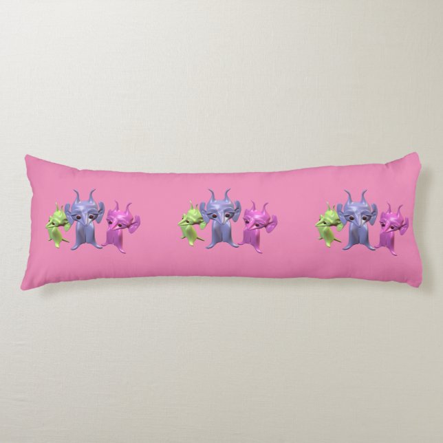 Little Martians Body Pillow (Front)