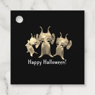 Little Martians,Happy Halloween ,personalized Favour Tags