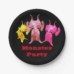 Little Martians, personalized for children. Paper Plate