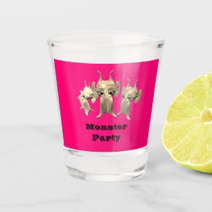 Little Martians, personalized for children. Shot Glass
