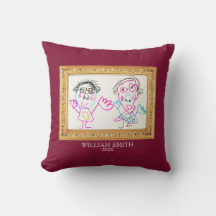 Little Masterpiece Ornament Throw Pillow