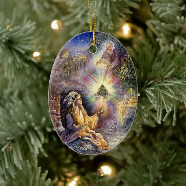Little Match Girl Christmas Ornament (Tree)