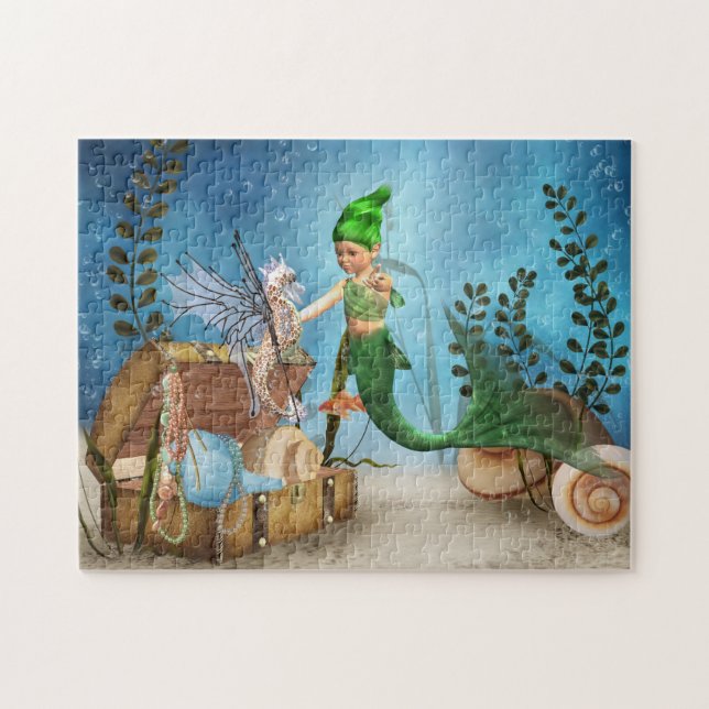 Little Mermaid 4 Puzzle (Horizontal)