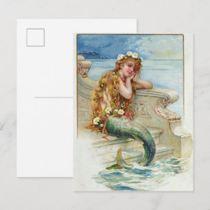 Little Mermaid, by Hans Christian Andersen  Postcard