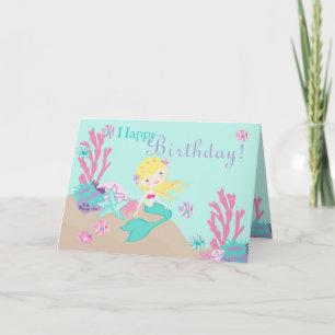 Little Mermaid Card 2C Blonde
