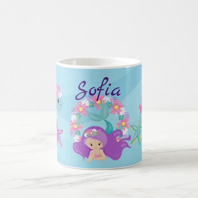 little mermaid coffee mug (Center)