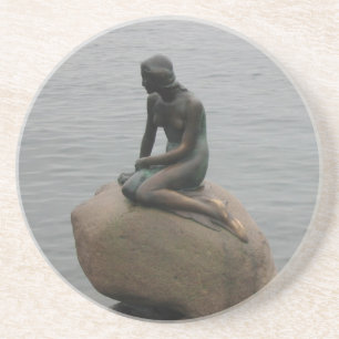 Little Mermaid Copenhagen Coaster