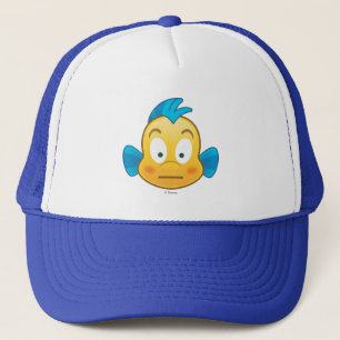 Little Mermaid Emoji   Flounder Trucker Hat