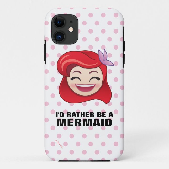 Little Mermaid Emoji | Princess Ariel - Happy Case-Mate iPhone Case (Back)
