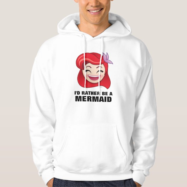 Little Mermaid Emoji | Princess Ariel - Happy Hoodie (Front)