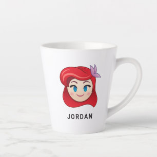 Little Mermaid Emoji   Princess Ariel Latte Mug