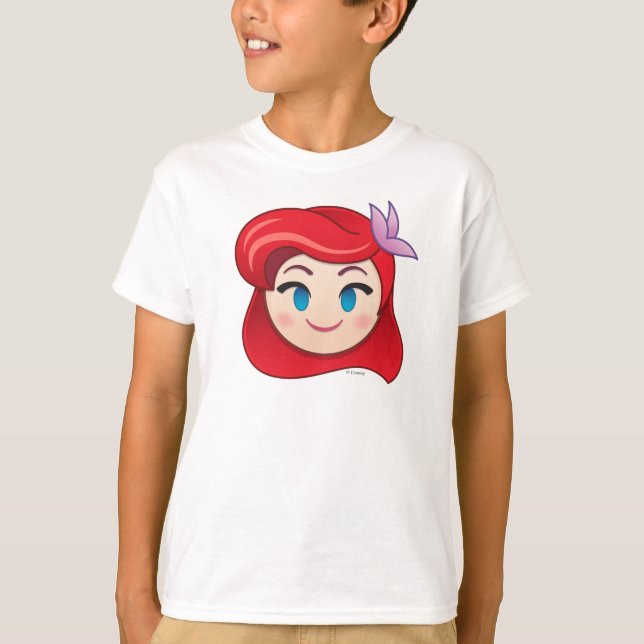 Little Mermaid Emoji | Princess Ariel T-Shirt (Front)