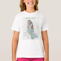 Little Mermaid Fairytales Fantasy Art T-Shirts