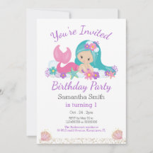 Little Mermaid Glitter Birthday Party