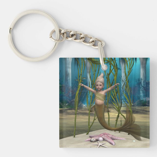 Little Mermaid Keychain (Front)