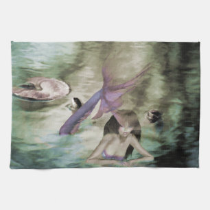 Little Mermaid Kitchen Towel